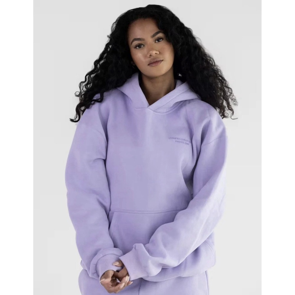 NEW Comfrt Pastel Collection Hoodie Lavender Size Large